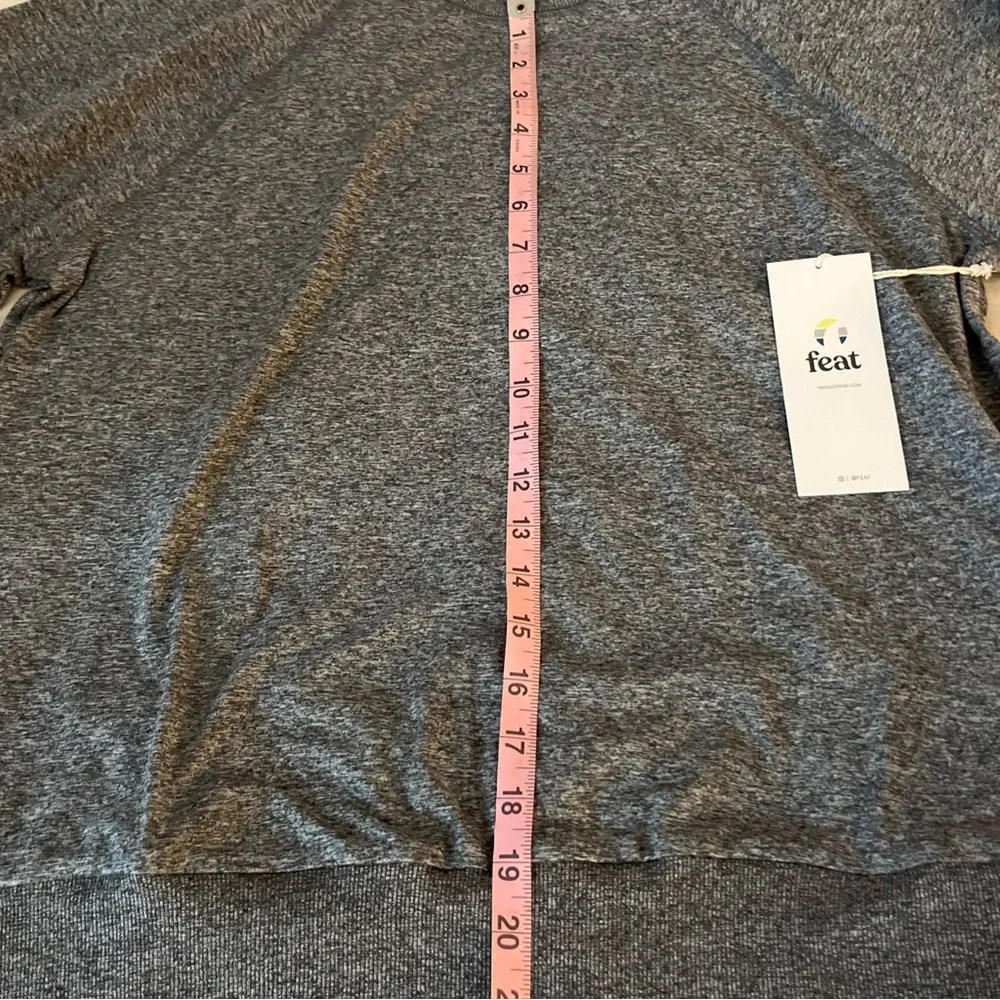 Feat crew neck pullover gray‎